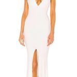 Nookie Revolve  Illegal halter prom dress in white Photo 0