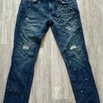 Current/Elliott  | The Fling Destroy Pearls Distressed Denim Jeans | 24 Photo 0