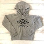 Umbro  XS Women’s Teen Cropped Hoodie Sweatshirt Gray Black Teen Size X Small Photo 0