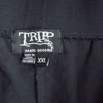 Tripp NYC  Shorts Womens XXL Vinyl Stars Mesh Layer Black Goth Punk‎ Rave Pull On Photo 2