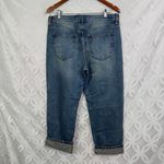 Free People  We‎ The Free Boyfriend Rolled Cropped Jeans Size 29 Photo 5