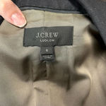 J.Crew Ludlow Blazer Black Luxe Matte Wool Gabardine Size 6 Photo 6