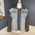 Current/Elliott The Charmer Tweed & Denim Jacket Photo 6