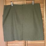 Loft Ann Taylor Womens size 16 olive green skirt Photo 1