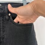 Madewell Womens Classic Straight Jeans in Lunar Wash Charcoal Black Size 25 Photo 9