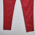 st. john's bay  Coral Pink Skinny Jeans NWT Size 4 Pink Jeans Photo 3