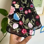 Needle & Thread Black Flower Foliage Romper Photo 3