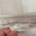 Treasure & Bond Charity High Waist Crop White Skinny Jeans Women's Size 27 Photo 0