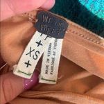 Free People orange bell sleeve off the shoulder blouse size XS Photo 6