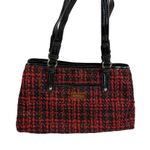 Nine & Co. Women's Plaid Red & Black Purse Photo 2