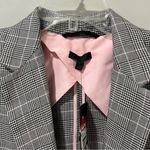 ATM Anthony Thomas Melillo Women’s 6 Houndstooth Plaid Blazer Jacket MSRP $550 Black Photo 3