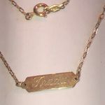 Trudy Engraved Gold Filled Nameplate Roman Bracelet Photo 0