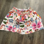 Fire Los Angeles Floral Retro 70s 80s Look Skirt Summer Pattern Pleated Photo 1