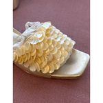 Jeffrey Campbell  Fishy Sandals in Cream Gold Combo 9 with box Womens Leather Photo 6