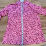 Lady Hagen Women’s Pink Flower Golf 1/4 Zip Pullover with UPF - NWT Photo 3
