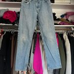 Tommy Hilfiger Vintage 90s  light wash distressed relaxed fit low rise jeans Photo 4