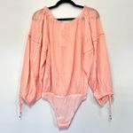 Free People Solid Sundown Bodysuit in Desert Pink Small Photo 6