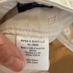 Veronica Beard  Cream Jeans 32 Blake Classic Straight High Rise Denim Photo 6