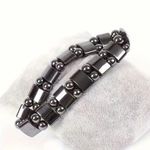Magnetic Hematite Bracelet, Adjustable Unisex Magnetic Bracelet Photo 0
