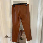 Trina Turk 71 NWT  Leather Pants Size 2 Color Brown Photo 6