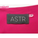 ASTR  Embellished Shift Dress Pink Open Cut-Out Strappy Back Magenta Chiffon Mini Photo 4