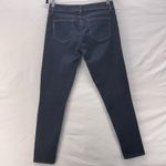 Paige Jeans 28 Darkwash Ankle Length Edgemont Embelished Zipper Rocker Grunge Photo 1