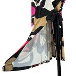 Diane Von Furstenberg  The Abrigo Long Sleeve Silk Wrap Dress in Miro Flowers,‎ 4 Photo 8