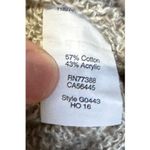 Madewell ‎ Women Sweater Mock Turtleneck Knit Long Sleeve Pullover Beige Tan XS Photo 6