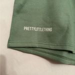 Pretty Little Thing NWT  Plus Sage Green Pocket Sweat Shorts US Size 20 Photo 9