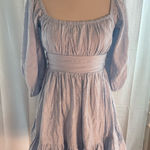 Hello Molly  Blue Open Back Tie Mini Dress Small AU 8 US 4 Photo 0