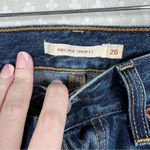 Levi's Levi’s Premium Dark Wash Ribcage Shorts Photo 3