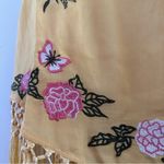 Urban Outfitters Carmen Embroidered Fringe Sleeveless Mini Dress in Yellow - XS Photo 6