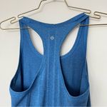 Lululemon Swiftly Tech Size 8 Heathered Light Blue Sleeveless Muscle Top Photo 3