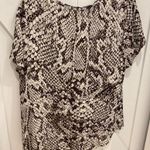 Lavender Brown Snakeskin Top Photo 1
