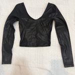 Lululemon Align small shine shimmer scoop neck crop active yoga top TLS2 2832 Photo 5