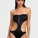 Victoria's Secret  Black One Piece Swimsuit Photo 0