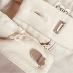 Cato Contemporary Size 2 Cream Front Pleated Dress Pants Back Buttoned P… Photo 10