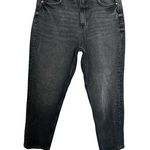 ZARA Women's Black Washed High Rise acid wash Black Denim Jeans Size 8 Photo 0