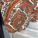 Womens Michael Michael Kors Batwing Pullover Paisley Blouse Size Large EUC #1344 Orange Photo 8