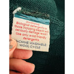 Woolovers Sweater Womens Small Green 100% British Wool Classic Preppy Pullover Photo 7