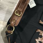 Rampage NWT  Fifty Five Large Western Shoulder Bag Purse Black Brown Adjustable Photo 7