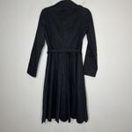 Kate Spade X Florence Broadhurst Black Scalloped Hem Trench Coat Size 2 Photo 5