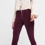 Free People  Reagan Raw Jean Cord in Eggplant Photo 0