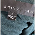 Adelyn Rae ‎ Nissa Floral Jumpsuit Women Size Small Green Tropical Floral Romper Photo 9