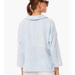 Tuckernuck  Pomander Place Terry Cotton Collared Light Blue Pullover NWT Size XS Photo 5