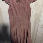 Elegant Glittering Dress in Rose Gold Size M Photo 1