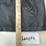 Vintage Middlebrook Park Genuine Leather Hooded‎ Jacket Drawstring Black Large Photo 11