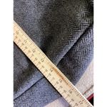 Brooks Brothers Women Purse Herringbone Wool and leather Tote Top handle EUC Photo 7