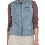 Patagonia Women's Size Small Los Gatos Fleece Teddy Blue Vest Photo 0