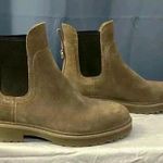 Cole Haan  Greenwich Morel Brown Suede Chelsea Ankle Boots Photo 2